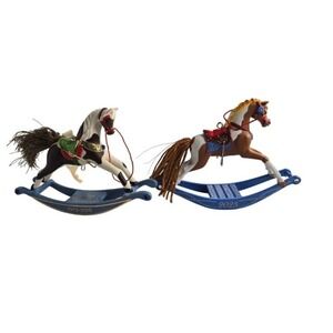 Hallmark Ornament Rocking Horse Memories 45 Years 1973-2018 & 2023 no box